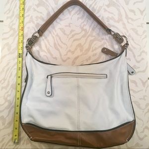 Tignanello Leather Two-tone Shoulder Bag